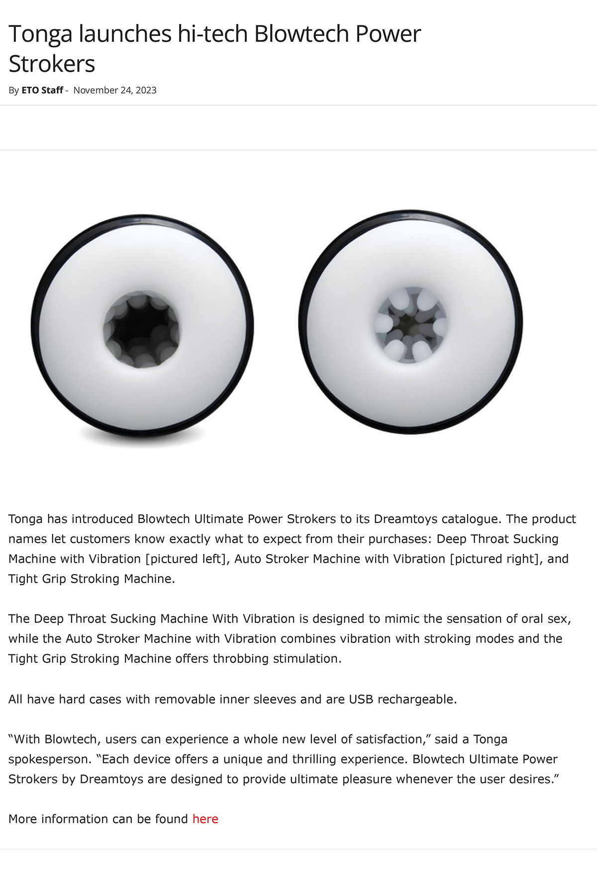 2023-11 ETO Online - Dreamtoys Blowtech